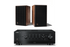 JBL L82 Classic 8 Inch 2-way Bookshelf Loudspeaker Pair with Yamaha R-N1000A Stereo Network A/V Receiver Bundle - Safe and Sound HQ