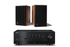 JBL L82 Classic 8 Inch 2-way Bookshelf Loudspeaker Pair with Yamaha R-N800A Stereo Network A/V Receiver Bundle - Safe and Sound HQ