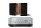 JBL L82 Classic 8 Inch 2-way Bookshelf Loudspeaker Pair with Yamaha R-N800A Stereo Network A/V Receiver Bundle - Safe and Sound HQ