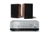 JBL L82 Classic 8 Inch 2-way Bookshelf Loudspeaker Pair with Yamaha R-N800A Stereo Network A/V Receiver Bundle - Safe and Sound HQ