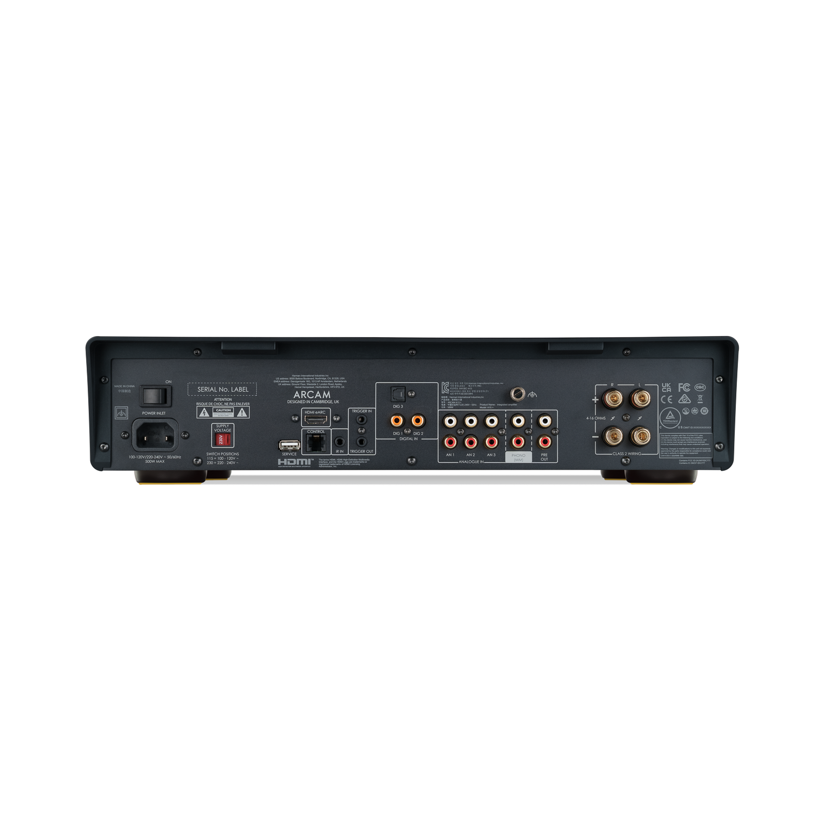 Arcam A15+ Integrated Amplifier with Bluetooth, HDMI and Auracast - Safe and Sound HQ