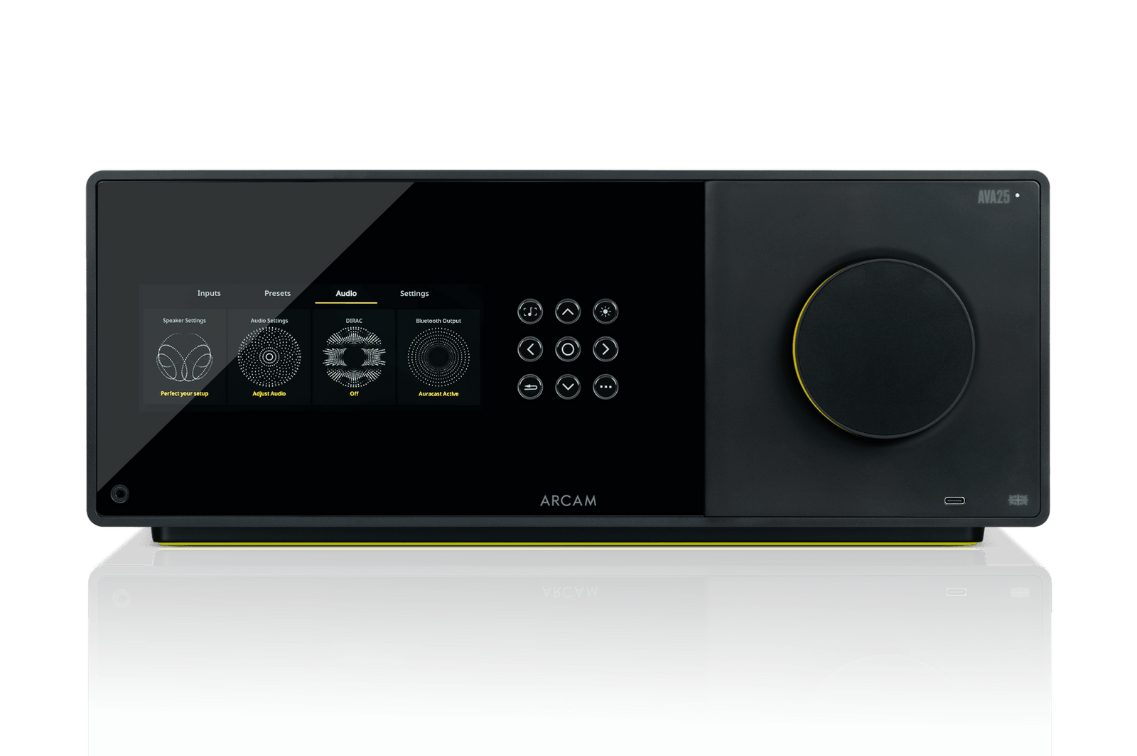 Arcam AVA25 Radia Series 9 Channel Class AB A/V Receiver with Dirac Live and 16 Channel Processing - Safe and Sound HQ