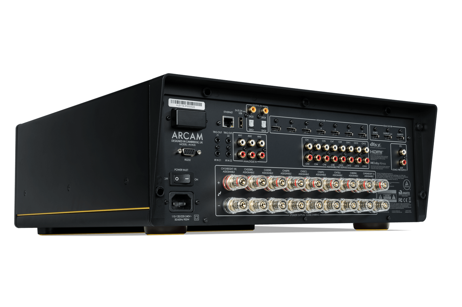 Arcam AVA35 Radia Series 9 Channel Class G A/V Receiver with Dirac Live and 16 Channel Processing - Safe and Sound HQ