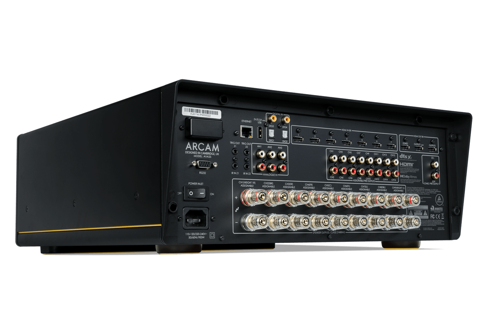 Arcam AVA35 Radia Series 9 Channel Class G A/V Receiver with Dirac Live and 16 Channel Processing - Safe and Sound HQ