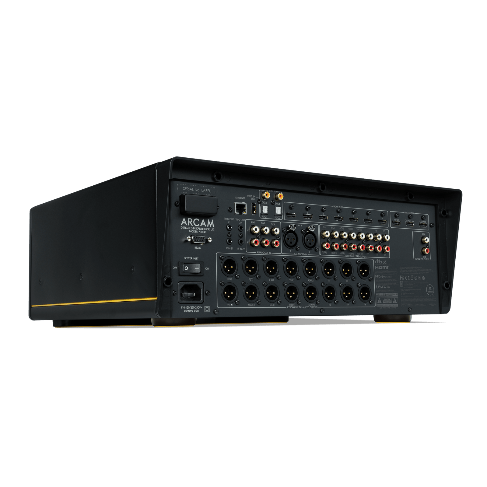 Arcam AVP45 Radia Series 16 Channel A/V Preamp/Processor with Dirac Live - Safe and Sound HQ