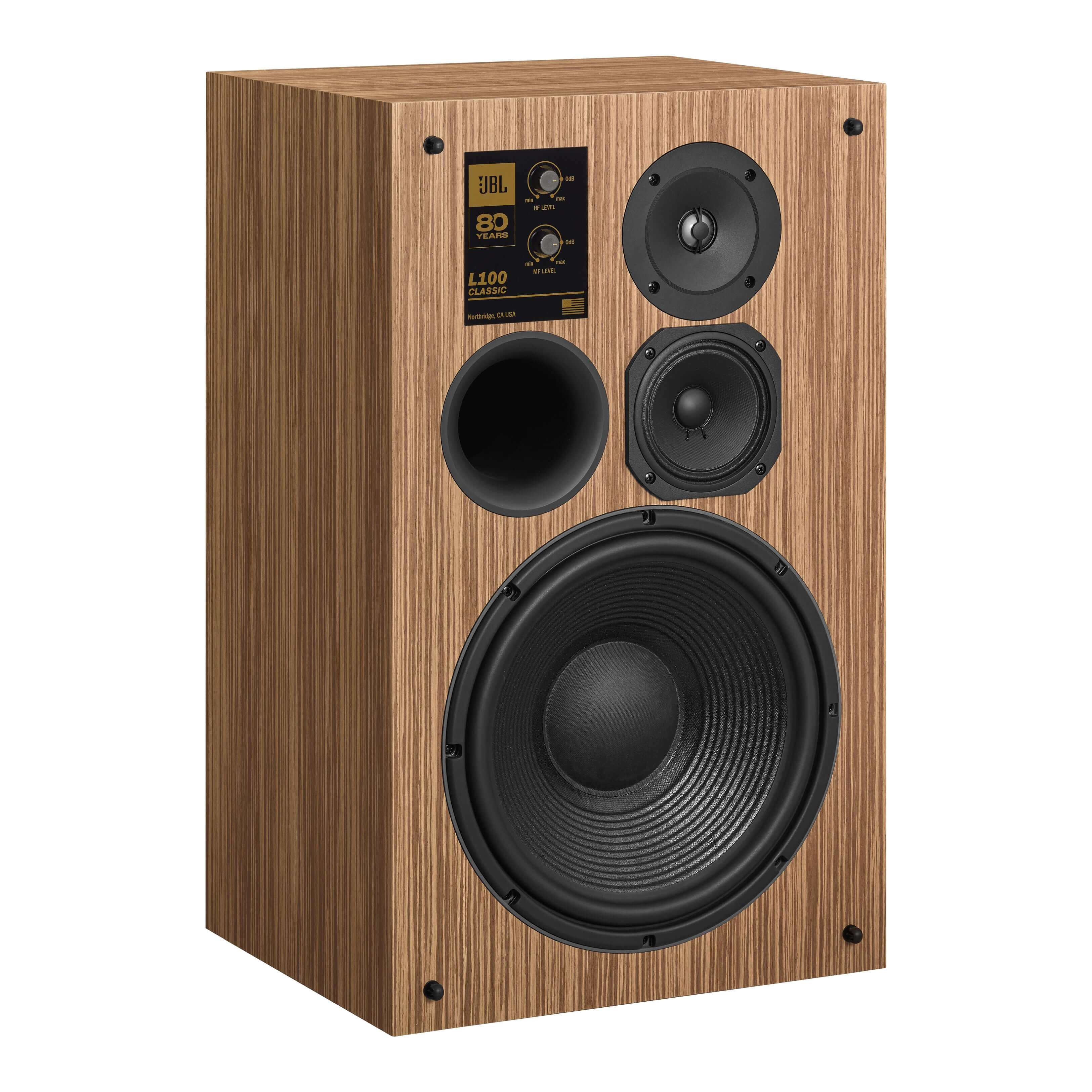 JBL L100 Classic 80 12" 3-Way 80th Anniversary Edition Bookshelf Loudspeaker (Pair) - Safe and Sound HQ