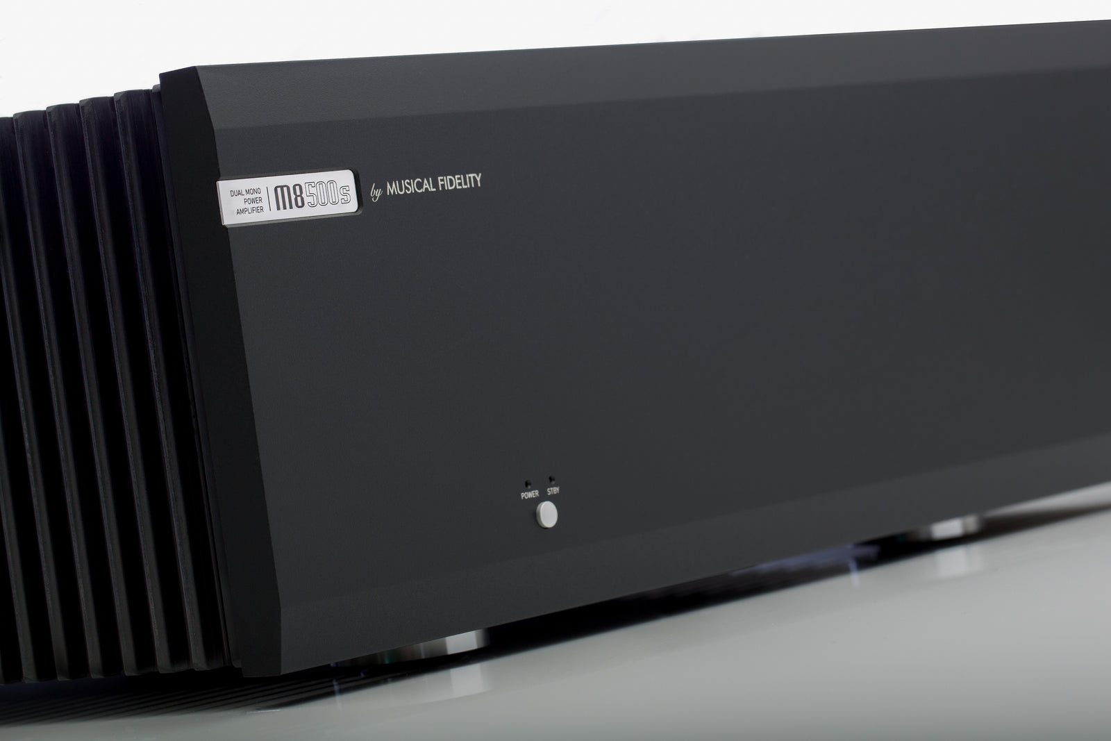Musical Fidelity M8S-500S Power Amplifier Open Box, high-performance audio component.