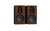 Monitor Audio Silver 100 8G Bookshelf Speakers (Pair) in European Walnut finish, showcasing 8-inch bass driver and 25mm tweeter.