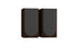 Monitor Audio Silver 100 8G Bookshelf Speakers (Pair) in sleek design with dark wood finish and speaker covers.