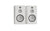Monitor Audio Silver 100 8G Bookshelf Speakers (Pair) in Satin White finish for high-fidelity audio performance.