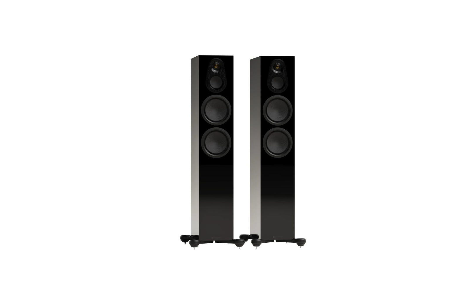 Monitor Audio Silver 300 8G Floorstanding Speakers (Pair) in High Gloss Black finish