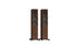 Monitor Audio Silver 300 8G Floorstanding Speakers (Pair) in European Walnut finish, showcasing a sleek design and powerful sound performance.