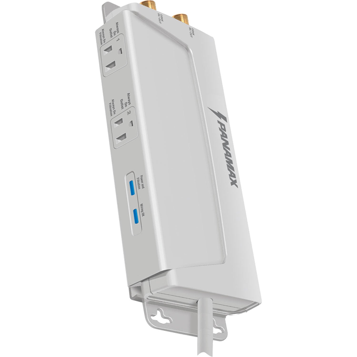 Panamax MFP300 Max Flat Panel 300 2 Outlet Surge Protector with Signal Protection - Safe and Sound HQ