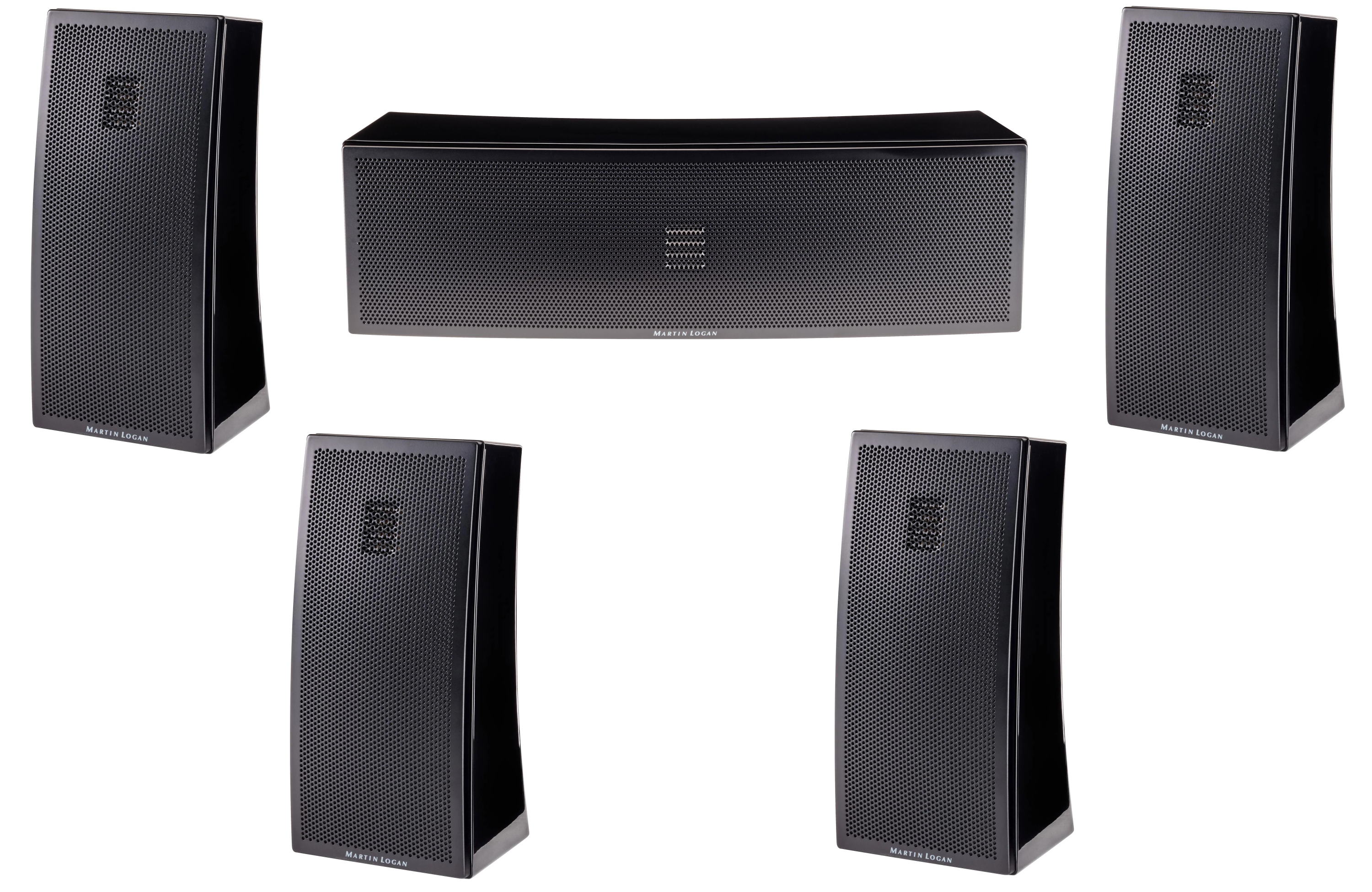 Martin Logan Motion 2i Satellite Speakers and Motion 6i Center Channel 5 Speaker Bundle Refurbished - Safe and Sound HQ