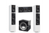 Martin Logan Motion 40i Floorstanding Speakers Pair with Motion 30i Center Channel Speaker and Dynamo 10 Powered 10" Subwoofer Bundle - Safe and Sound HQ