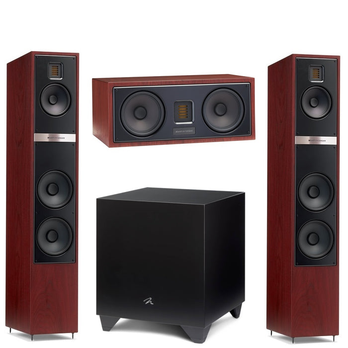 Martin Logan Motion 40i Floorstanding Speakers Pair with Motion 30i Center Channel Speaker and Dynamo 1100X Powered 12" Subwoofer Bundle