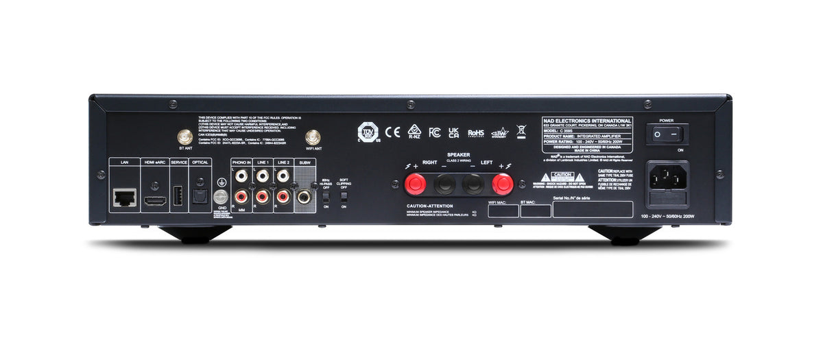 NAD Electronics C 359S Streaming Integrated Amplifier with BluOS - Safe and Sound HQ