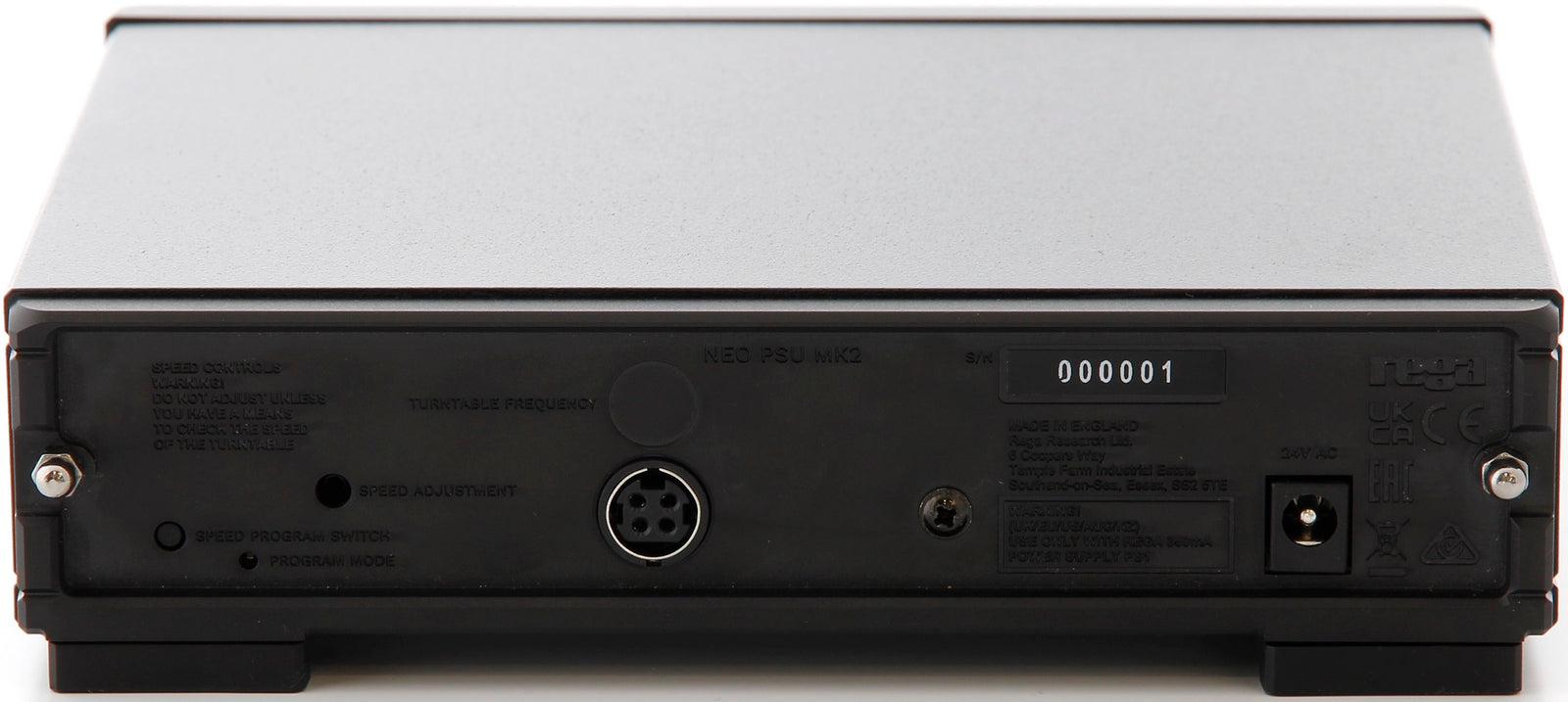 Rega Neo TT-PSU MK2 Power Supply for Select Rega Turntables - Safe and Sound HQ