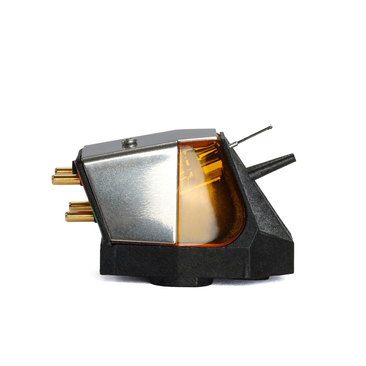 Rega ND9 Moving Magnet Phono Cartridge side view showcasing its Boron rod cantilever and Fine Line stylus.