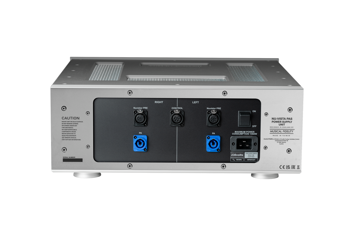 Musical Fidelity Nu-Vista PAS Power Amplifier – Safe and Sound HQ Musical Fidelity Nu-Vista PAS Power Amplifier – Safe and Sound HQ
