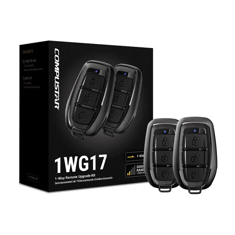 Compustar RF-1WG17-AP 1-Way Remote Kit - Safe and Sound HQ