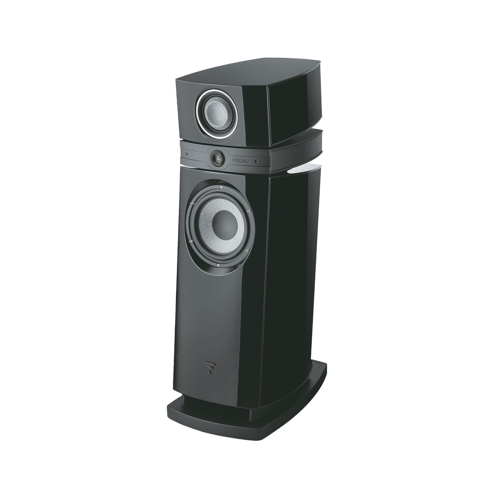 Focal Scala Utopia EVO M High-End 3-Way Floorstanding Speaker (Pair) in sleek black design