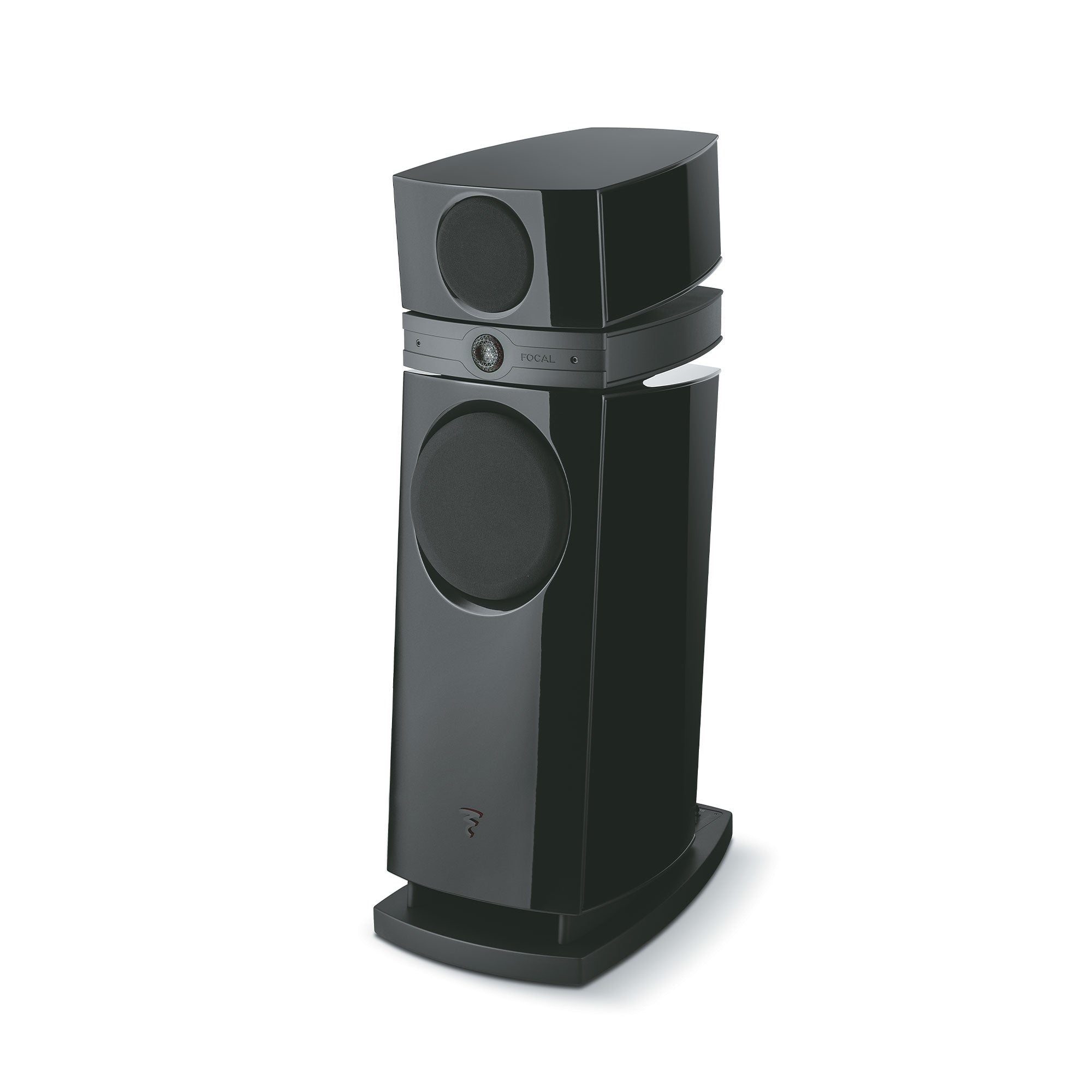 Focal Scala Utopia EVO M High-End 3-Way Floorstanding Speaker (Pair) in sleek black finish.
