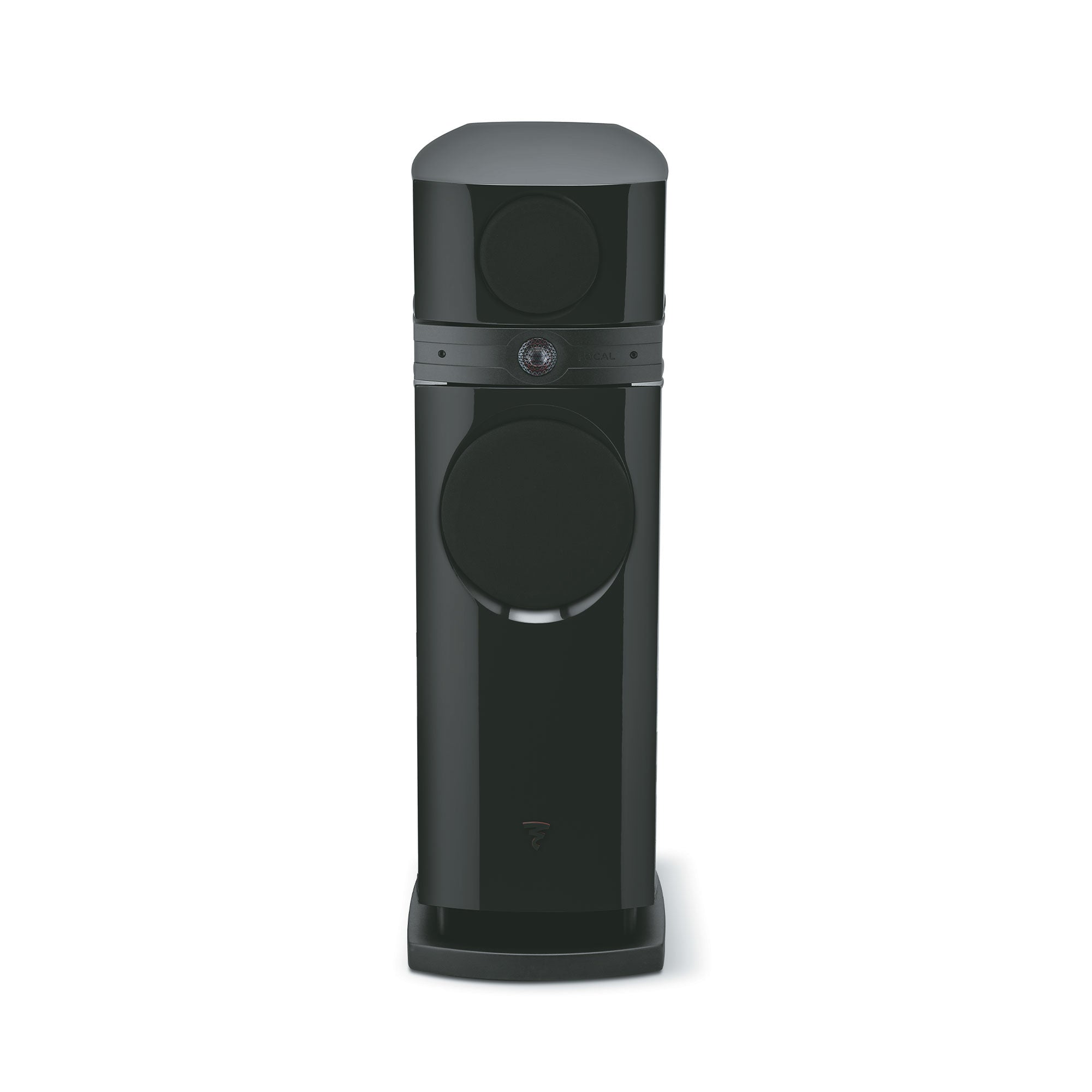 Focal Scala Utopia EVO M High-End 3-Way Floorstanding Speaker (Pair) in sleek black design.