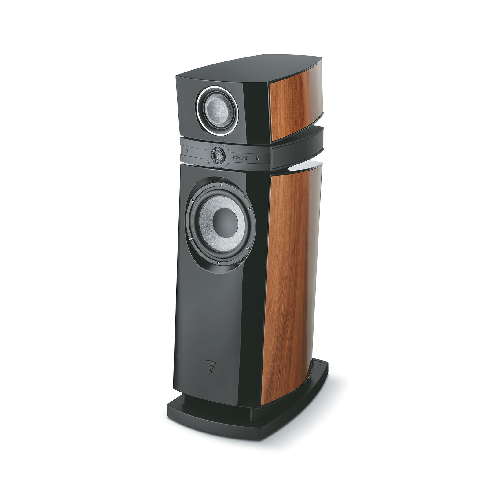 Focal Scala Utopia EVO M High-End 3-Way Floorstanding Speaker (Pair) on display with a sleek design.