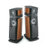 Focal Scala Utopia EVO M High-End 3-Way Floorstanding Speaker (Pair) in dark walnut finish.