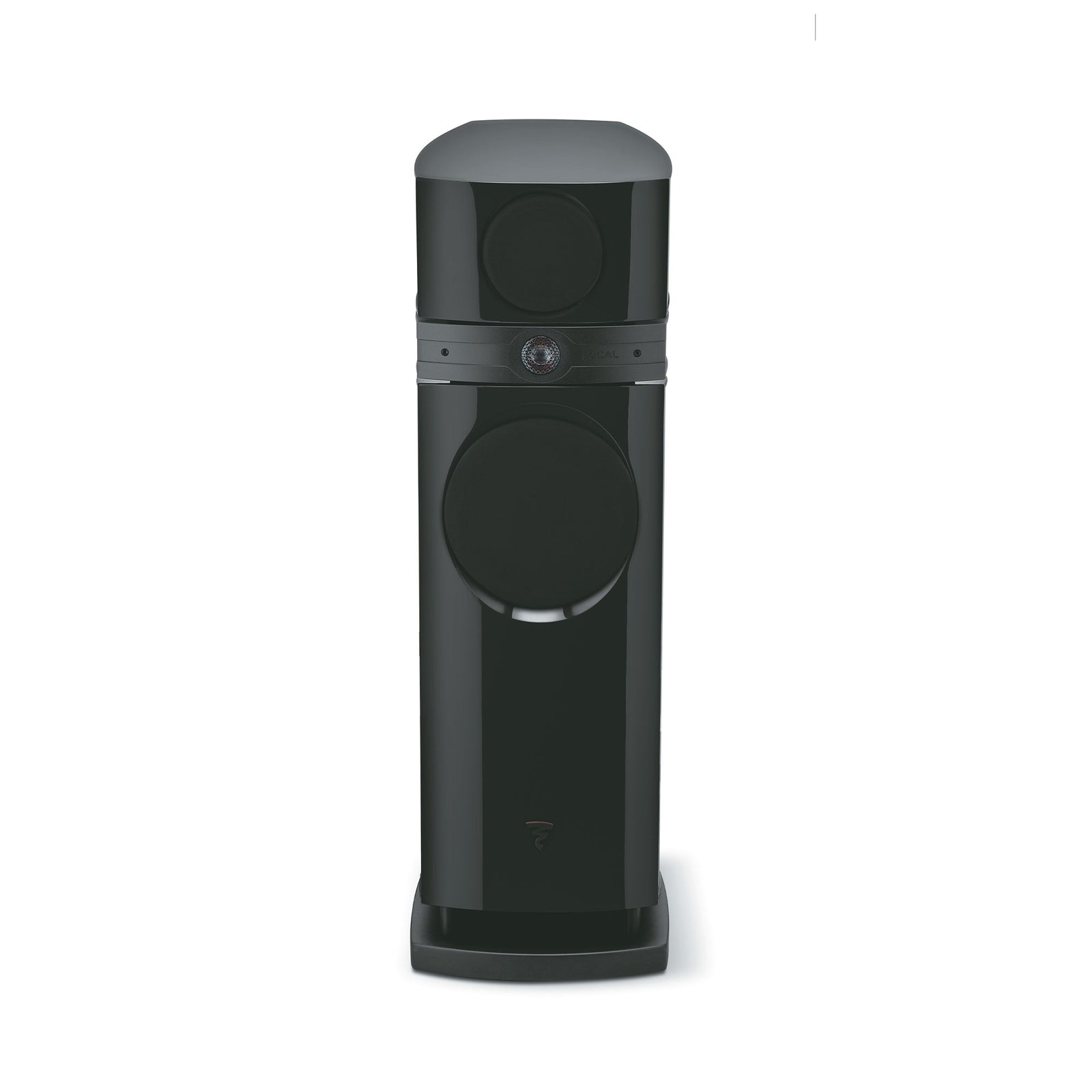Focal Scala Utopia EVO M High-End 3-Way Floorstanding Speaker (Pair) in sleek black design.