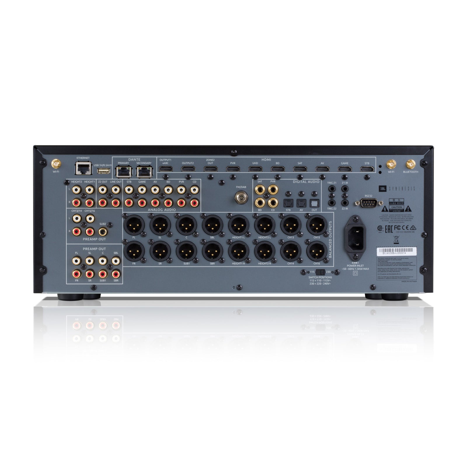 JBL SDP-55 Synthesis 16 Channel Surround Sound A/V Processor Factory Refurbished - Safe and Sound HQ