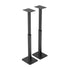 Kanto SPH Height Adjustable Bookshelf Speaker Stands (Pair) in sleek black design for optimal sound positioning.