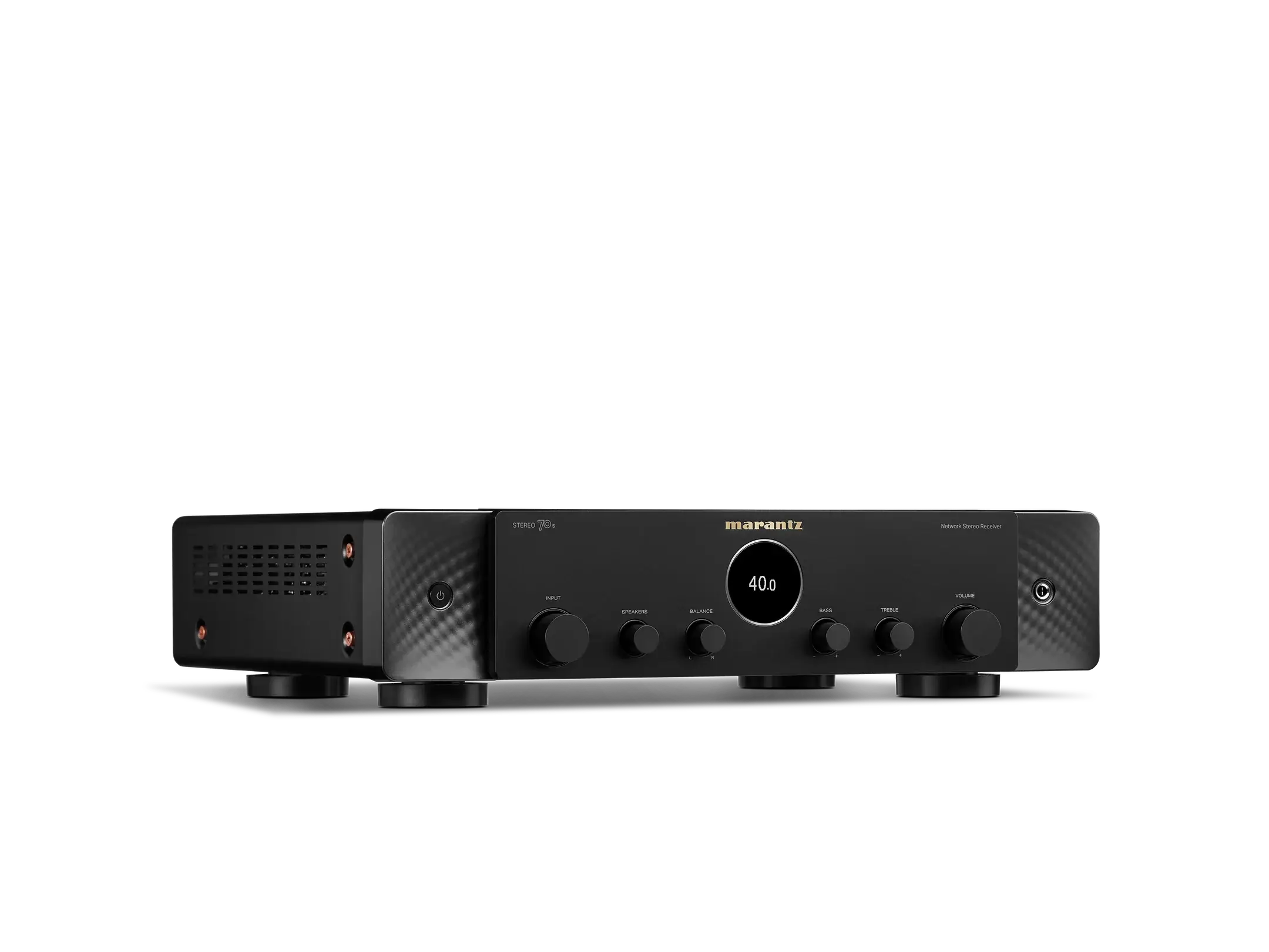 Marantz Stereo 70S Stereo A/V Receiver Open Box front view with controls and HDMI ports.