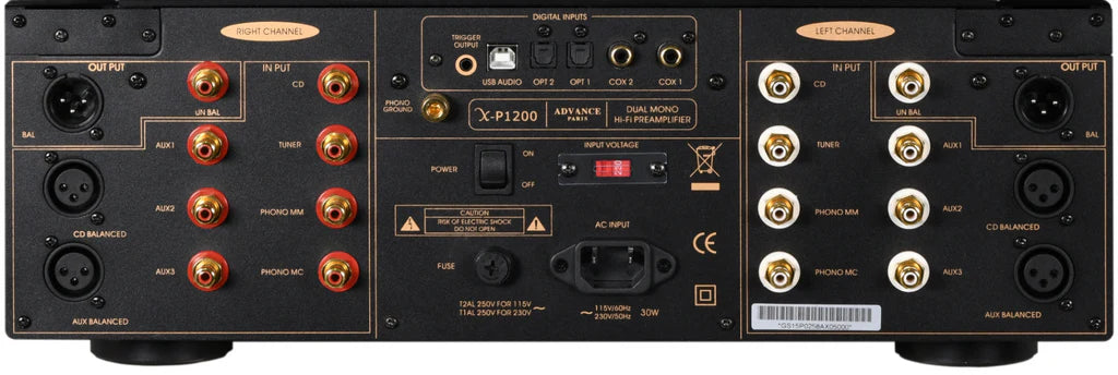 Advance Paris X-P1200 Reference Stereo Preamplifier - Safe and Sound HQ