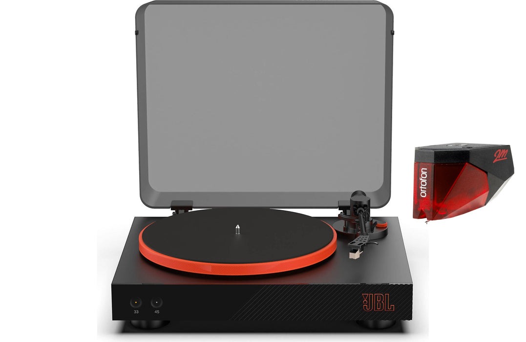 JBL Spinner BT Semi-Automatic with Pre-Mounted Cartridge, Phono Preamp, and Bluetooth - Safe and Sound HQ