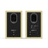 Kanto TUK G2 Powered Bookshelf Speakers with Bluetooth 5.4, Dual RCA and USB-C Inputs (Pair) back view, showing inputs.