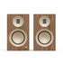 Kanto TUK G2 Powered Bookshelf Speakers with Bluetooth 5.4, Dual RCA and USB-C Inputs (Pair) in walnut finish.