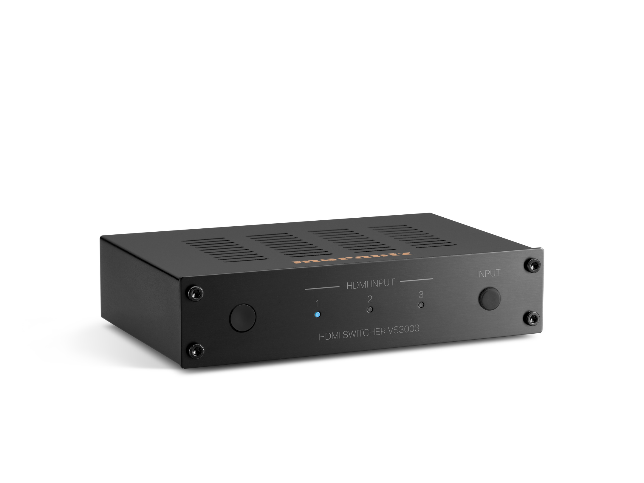 Marantz VS3003 3 in and 1 Out HDMI Switcher for connecting 8K devices to AV receivers.