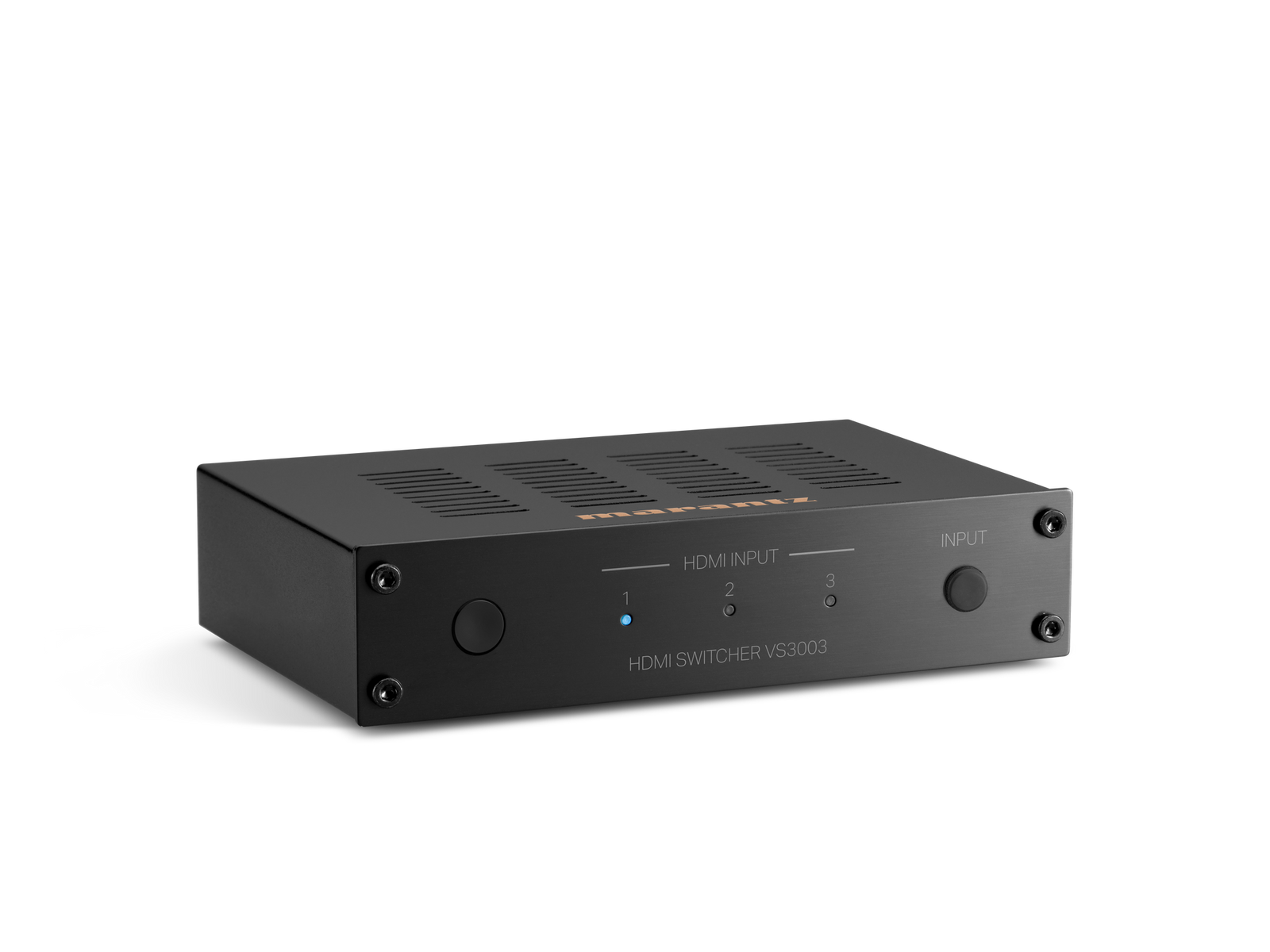 Marantz VS3003 3 in and 1 Out HDMI Switcher for connecting 8K devices to AV receivers.