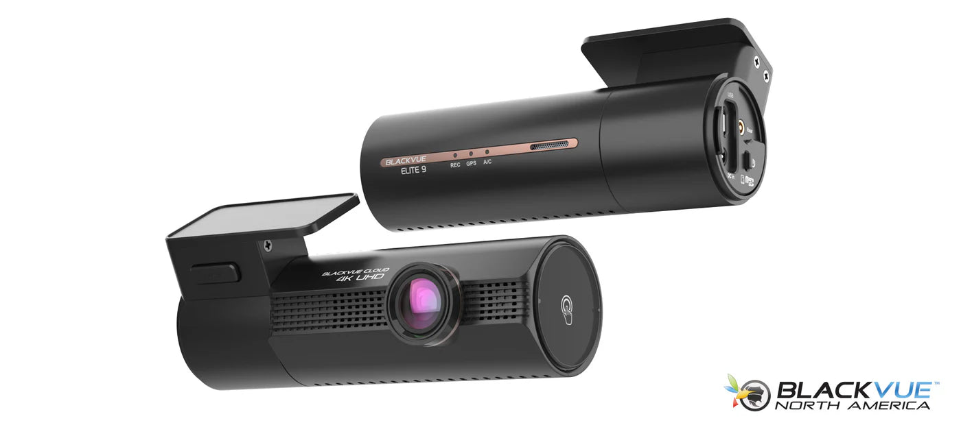 BlackVue Elite 9 2 Channel 4K Front and 2K Rear QHD Dash Cam - Safe and Sound HQ