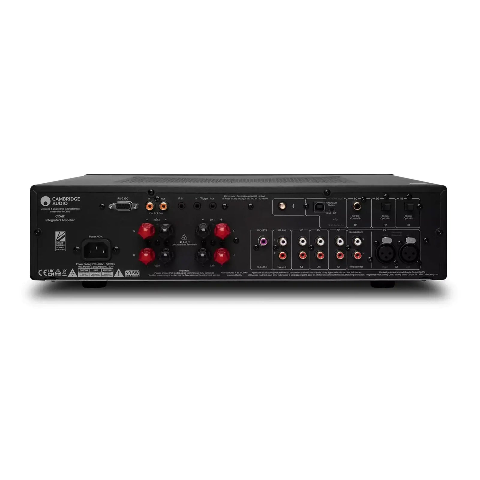 Cambridge Audio CXA81 MK II SE Integrated Stereo Amplifier with DAC and Bluetooth Limited Edition Black - Safe and Sound HQ