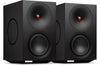 Cambridge Audio L/R X Powered Bookshelf Speakers with Built-in DAC, Wi-Fi, and Bluetooth (Pair) in black color.