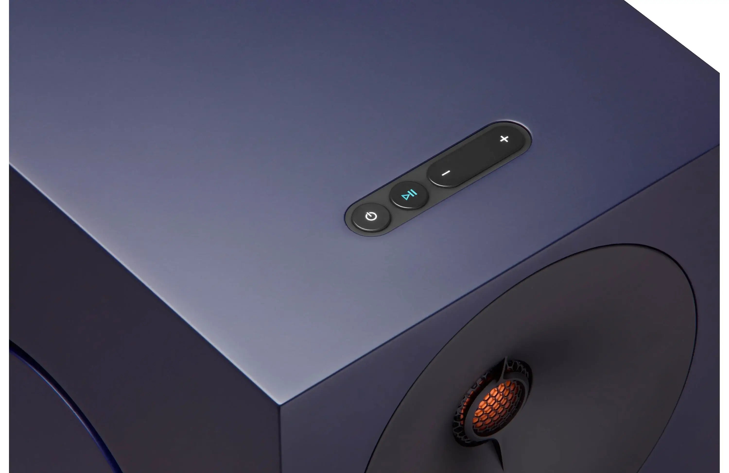 Cambridge Audio L/R X Powered Bookshelf Speakers with Built-in DAC, Wi-Fi, and Bluetooth (Pair) control panel