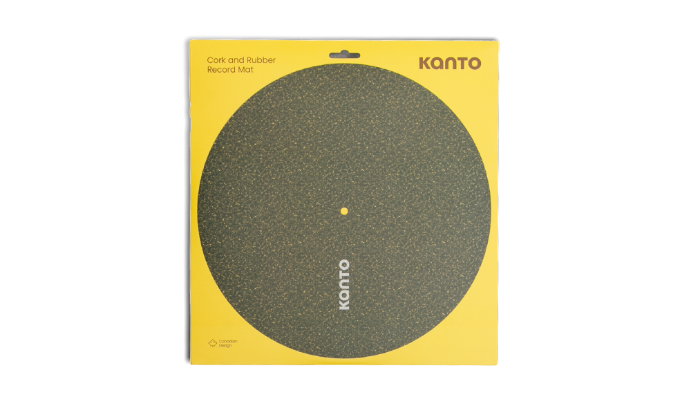Kanto TT-CRM Anti-Static Cork and Rubber Turntable Mat