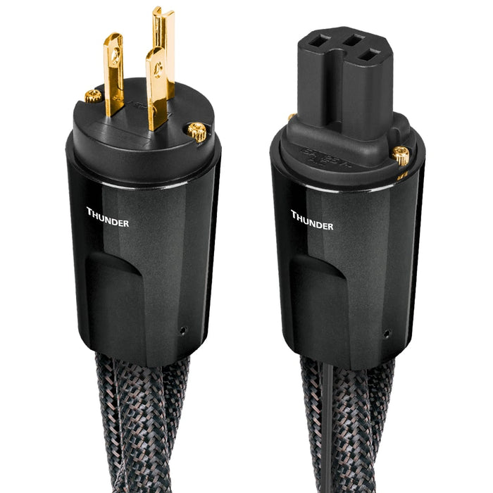 Audioquest Thunder Low-Z / Noise-Dissipation 3-Pole AC Power Cable - Safe and Sound HQ