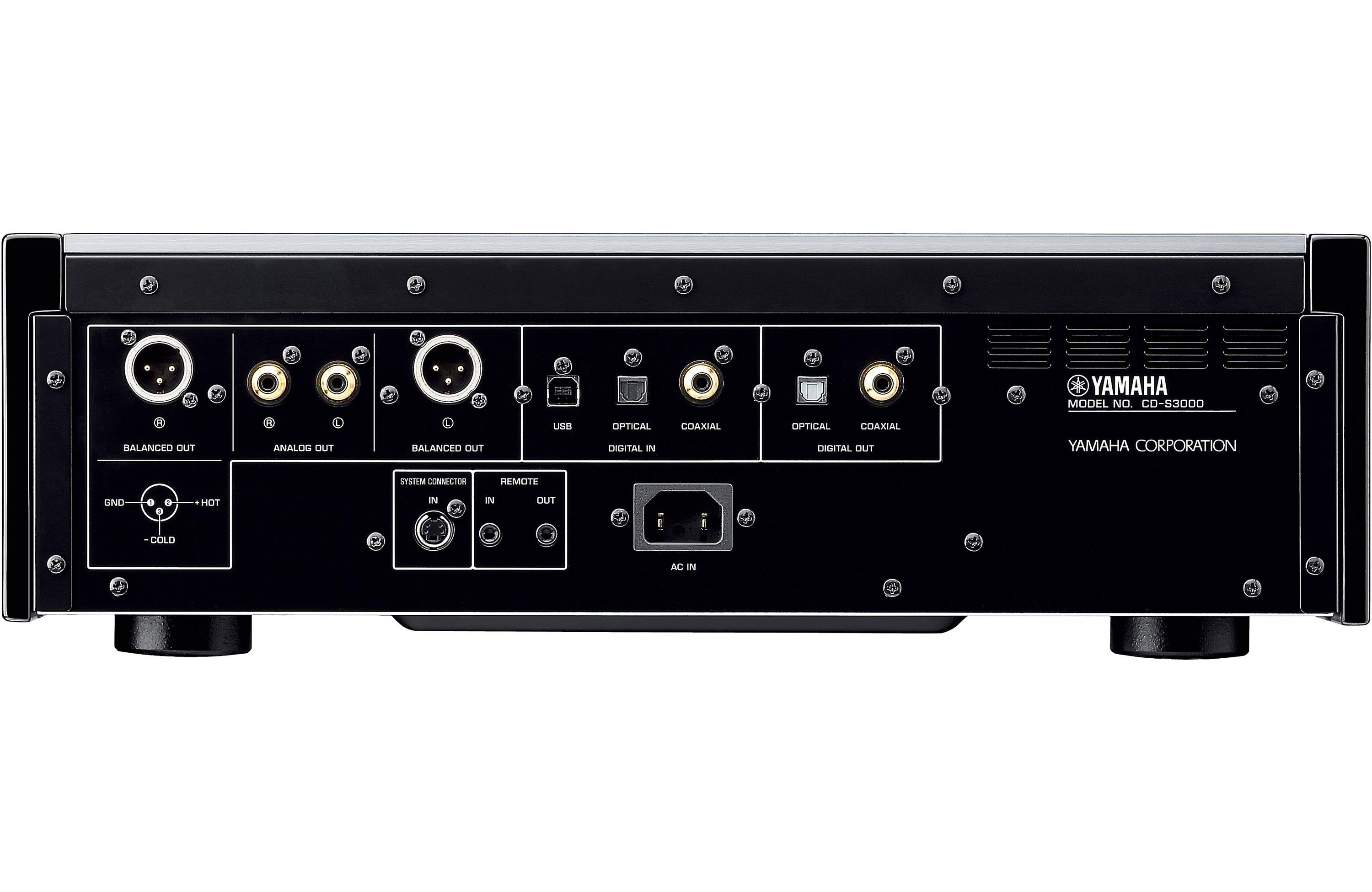 Yamaha CD-S3000 Natural Sound Super Audio CD Player with DAC - Safe and Sound HQ