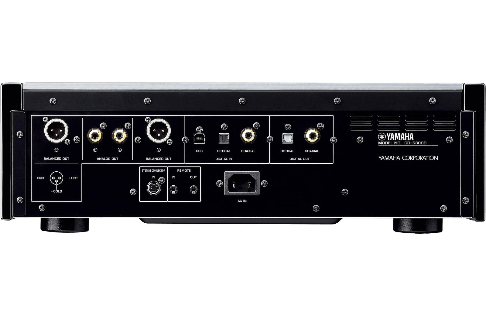 Yamaha CD-S3000 Natural Sound Super Audio CD Player with DAC - Safe and Sound HQ