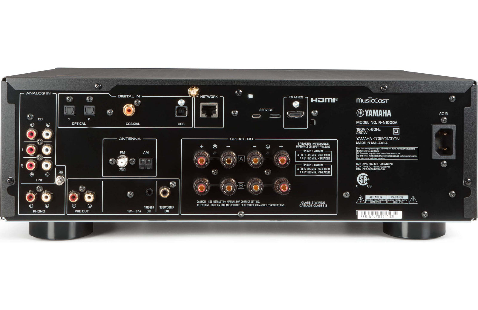 Yamaha R-N1000A Stereo Network A/V Receiver Customer Return - Safe and Sound HQ