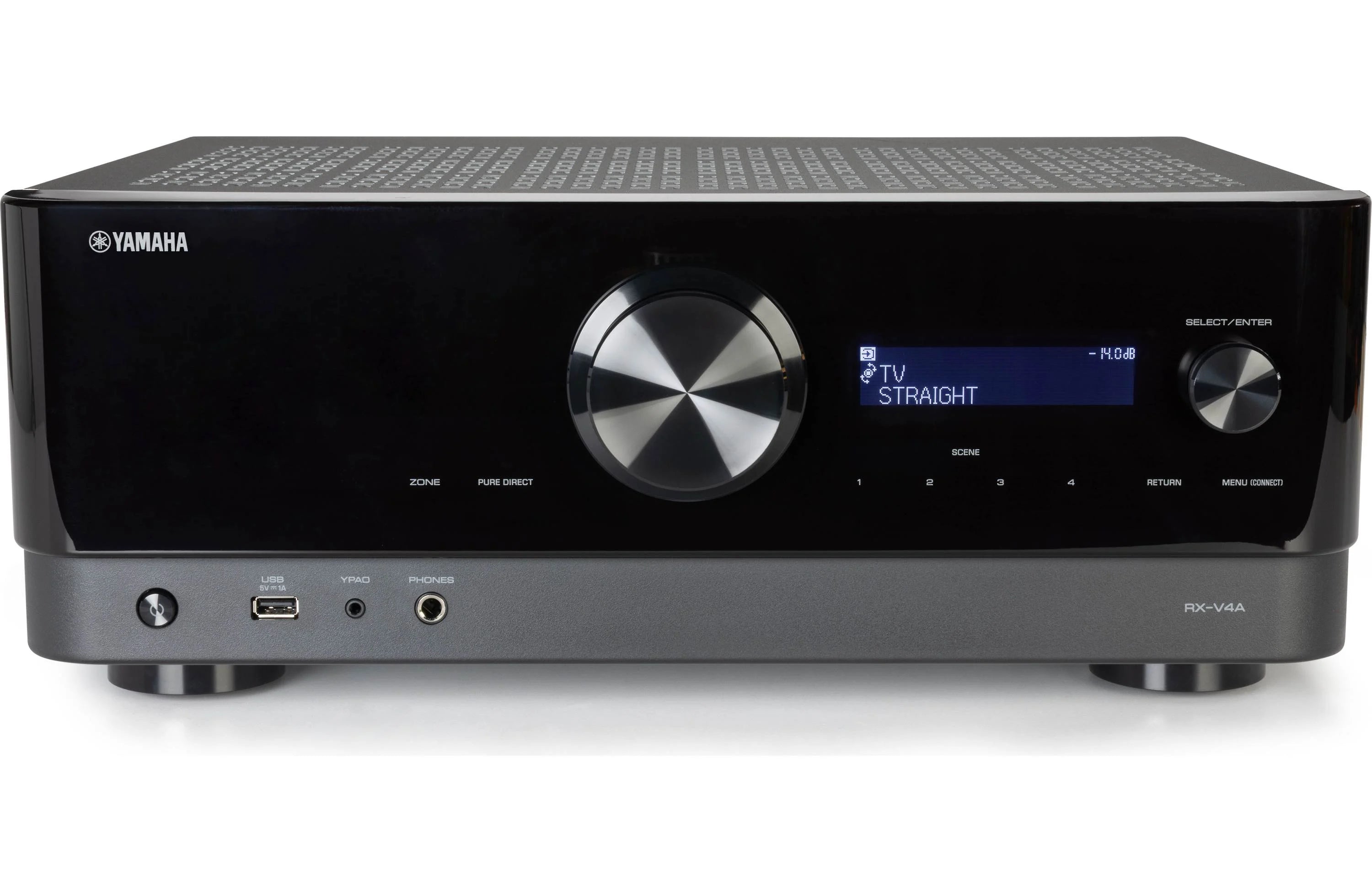 Martin Logan Motion 2i Speakers and Motion 6i Center Refurbished, Dynamo 600X Subwoofer and Yamaha RX-V4A 5.1 Speaker Bundle - Safe and Sound HQ